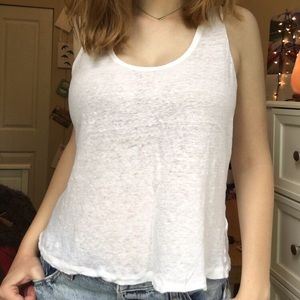 Babaton linen tank top